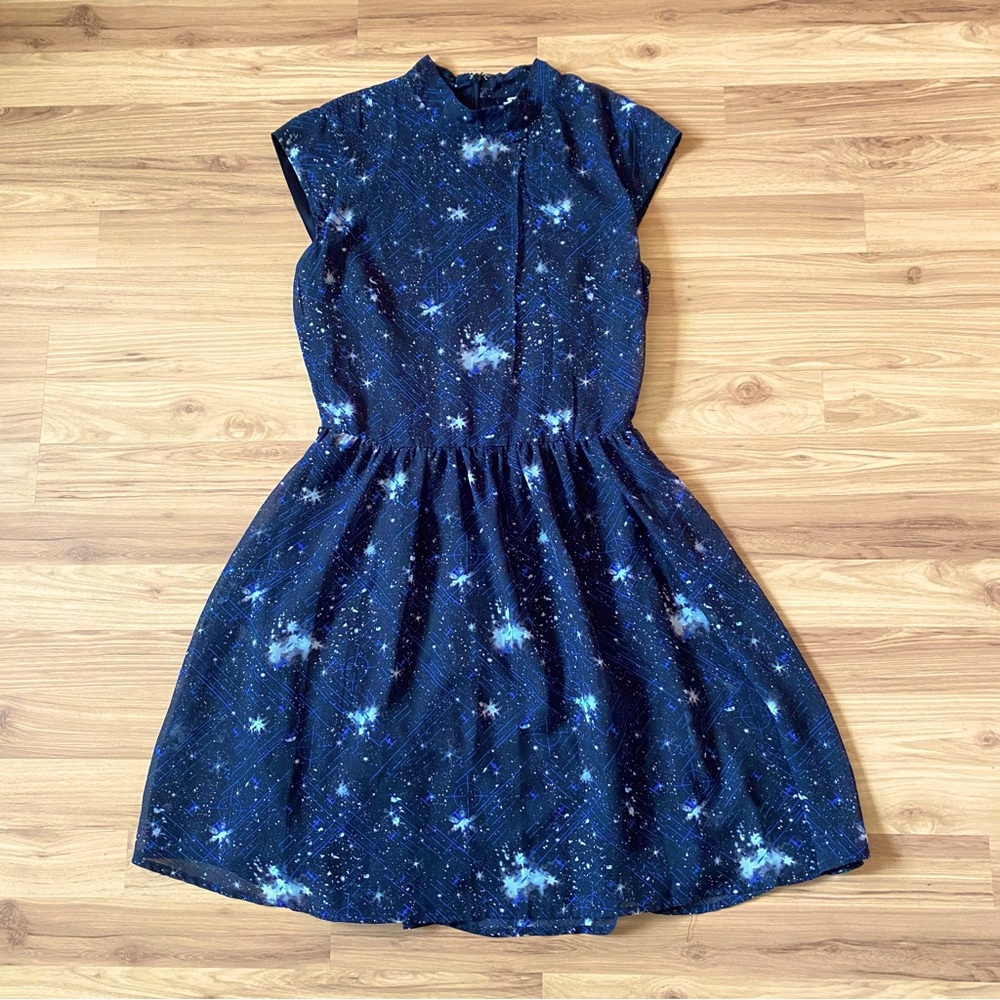 Star Wars Tie Fighter Galaxy Dress Size S